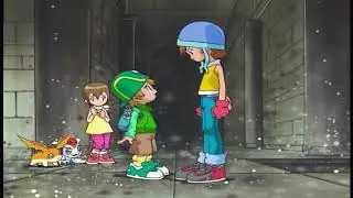 Digimon Season 1 ~ Sora Tells TK To Protect Kari And Gomamon Steals Matt Key Chain From Piedmon