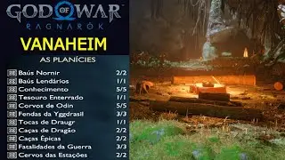 As Planícies - Vanaheim - God of War Ragnarok - Todos os colecionáveis.