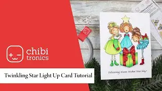 Twinkling Star Christmas Pixies with Chibitronics Effect Stickers
