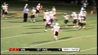 St. George's RB Chandler Loy scores on 9 yd TD run against First Assembly Christian