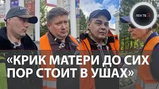 Дорожные рабочие спасли ребенка из горящей квартиры, пока другие снимали пожар на телефон