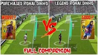 Legend Ronaldinho VS eFootball Purchased Ronaldinho | PES 2020 MOBILE | Full Comparison |