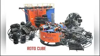PLANTER MAKING MACHINE - ROTO CUBE #rotomolding #planter 