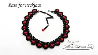 DIY Beading for Beginners: How to Make Necklace Base with Round Beads and Preciosa Beads