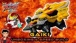 Gaiki - Crush Gear Bandai   Unboxing & Speed Build