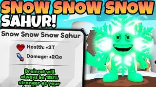 We UNLOCKED Snow Snow Snow Sahur In Brainrot Evolution, Then It DISSAPERED!