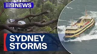Flash flooding and landslides across Sydney | 9 News Australia