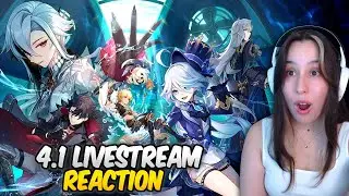 4.1 LIVESTREAM REACTION & ARLECCHINO MODEL (Highlights) | Genshin Impact