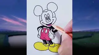 DRAWING MICKEY MOUSE - EASY