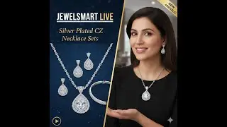 Silver Plated CZ Necklace Sets Jewelsmart Live