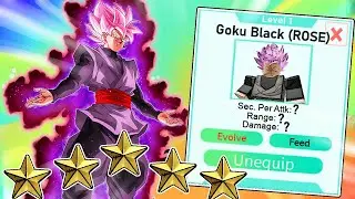[NEW UPDATE!] 5 STAR SSJR GOKU BLACK IS BORN!! (MAX UPGRADED) in All Star Tower Defense