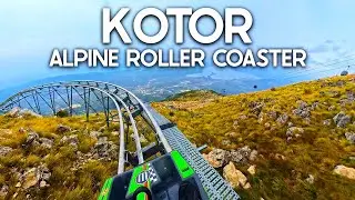 Riding the Alpine Coaster at Kotor Cable Car: A Scenic Montenegro Roller Coaster Adventure Ride