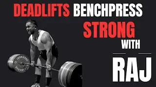 Benchpress & Deadlifts Mute video due to copyright gym music #strongwithraj