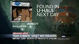 Thieves targeting freight trains in California and Arizona deserts make off with $2M worth of Nikes