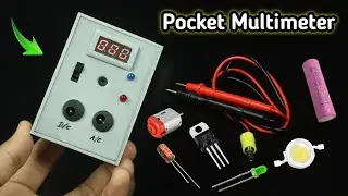 How To Make Pocket Size Multimeter || At Home || 100% Working