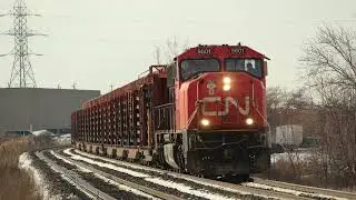 CWR Train! CN 5601E & CN M372 at Markham - December 18, 2025