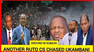 Toka hapa msaliti! Kwenda kabisa! Another Ruto CS heckled and chased Ukambani by kalonzo supporters