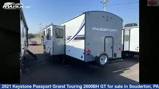 Amazing 2021 Keystone Passport Grand Touring Travel Trailer RV For Sale in Souderton, PA | RVUSA.com