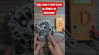 See how easy it is to test the alternator diodes. #alternator #pilotedalternator