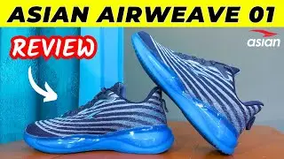 UNBOXING: Best Running Shoes For Men | Asian Air Weave 01 Shoe Review | Best Sports Shoes Under 1500