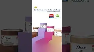 Get Summer-smooth skin with Dove Exfoliating Body scrubs