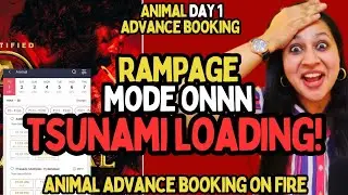 Animal Day 1 Advance Booking Report 4 🔥🔥🔥|| Animal Box Office collection || Animal || #ranbirkapoor