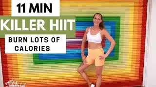 FIERCE FULL BODY HIIIT WITH AFTERBURN EFFECT || 11 MIN || sweaty & intense