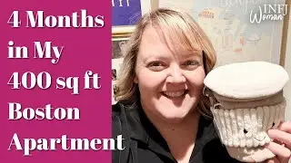 4 Month Review of My 400 square foot Boston Apartment | Boston MA | INFJ Vlog | Tiny Living