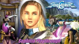Soul Calibur (Dreamcast) - Sophitia Arcade Playthrough