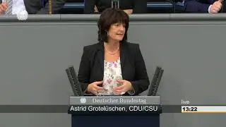 Astrid Grotel&uuml;schen zum ERP-Wirtschaftsplangesetz 2018