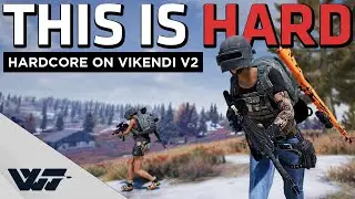 THIS IS HARD - First hardcore game on Vikendi V2 NO UI/Killfeed/info - PUBG