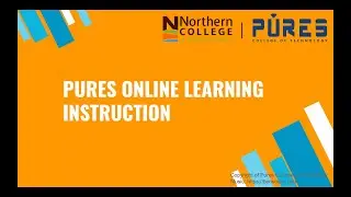 Pures online learning instruction