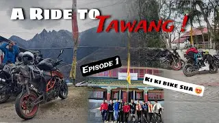A Ride to Tawang 😍||Episode1️⃣||2.0 Tawang Ride||Ki ki bike goise sua glamour bike😱@hirokjyotihaz 