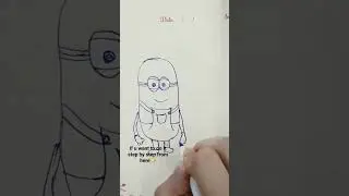 draw minion #drawing #art #easydrawing #painting #minions #minion