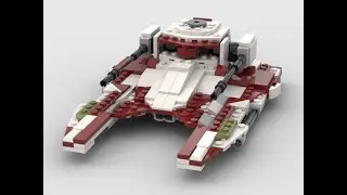 TX-130 Tank alternate build of 75432 V-19 Torrent Starfighter