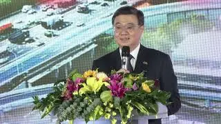 2025年12月25日行政院長卓榮泰出席「國道1號中豐交流道新建工程」通車典禮