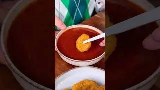 What is the BEST way to share NUGGETS and sauce with your dad??😅❤️🍗| CHEFKOUDY