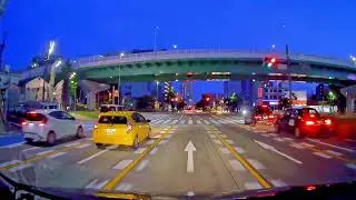 [ Driving in Japan ] NIGHT DRIVE ROUTE 22 NAGOYA CITY AICHI PREFECTURE