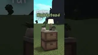 Custom #bloxburg nightstand tut