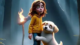 Brave Girl & Puppy vs Evil Wizard &ndash; Pixar Style 3D Animated Fantasy Adventure