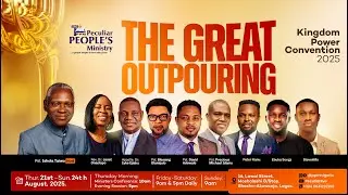 KINGDOM POWER CONFERENCE| THE GREAT OUTPOURING | MINISTER'S CONFERENCE | DAY 1 | 21AUG 2025.