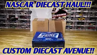 NASCAR DIECAST HAUL!! CUSTOM DIECAST AVENUE!!
