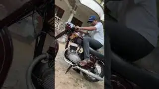 YEZDI starting sound ASMR @rolexvlogs_ #twostroke #yezdi #jawa
