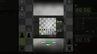 Chess Blunder! Missed Winning Move - Queen Sacrifice! #shorts
