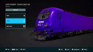 How to make Atlantic Coast Line: Purple ACS-64 livery on #TSW6 
