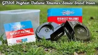 GMKA Highest Volume Xtremex Series Snail Horn Detail Review #universal #snail #horn #caraccessories