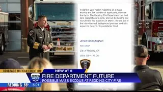 Redding Fire Dept. losing firefighters