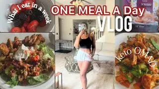 VLOG| One Meal A Day (OMAD) Diet| My *Realistic* Weight Loss Journey