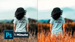 1-MINUTE : Autumn Color Effect Photoshop Tutorial | Learn Quick & Easy | Suraj Chand