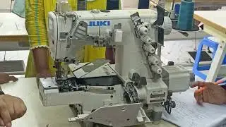 Study on industrial 5 thread flat lock stitch sewing machine